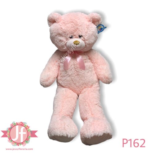 Oso de peluche rosa 1m