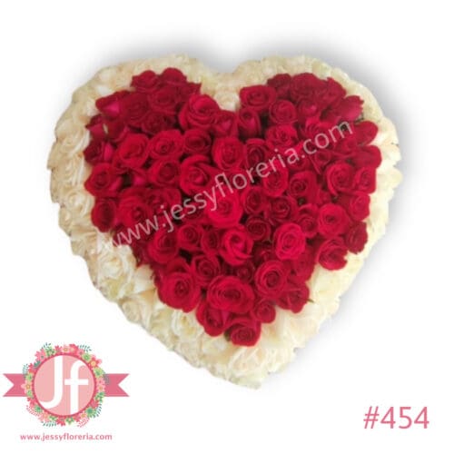 454-corazon-200-rosas-blanco-y-rojo