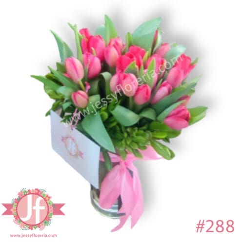 288-florero-de-40-tulipanes