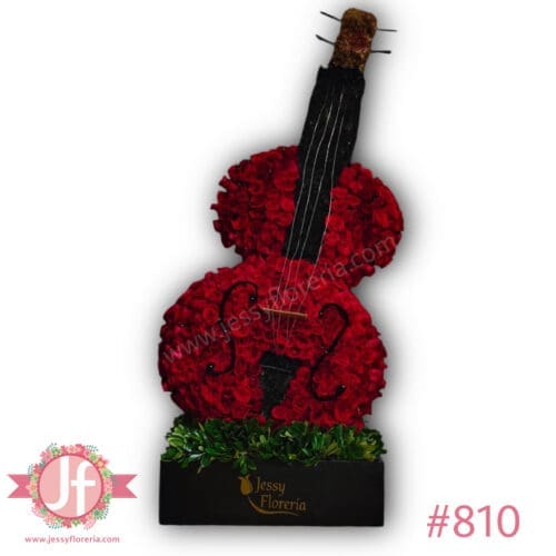 810-escultura-violin-rojo